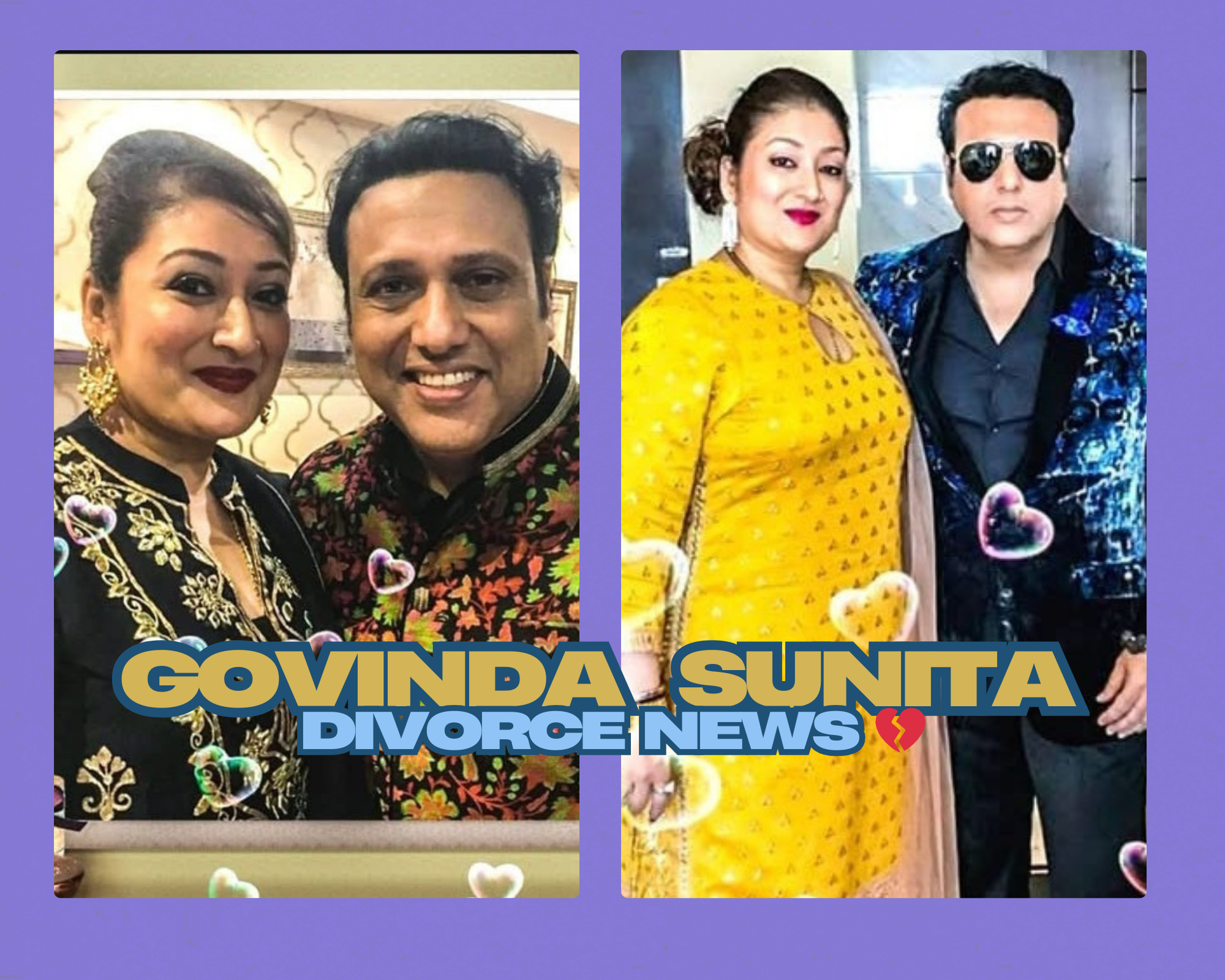 govinda and sunita divorce