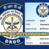 drdo internship 2025