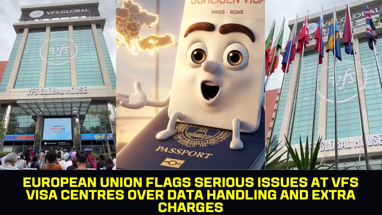 European Union Flags Serious Issues at VFS Visa Centres Over Data Handling and Extra Charges