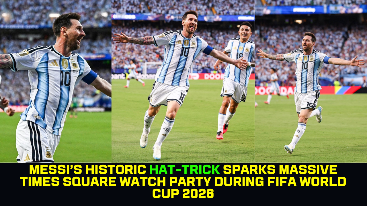 Messi’s Hat-Trick, Times Square and the Watch Party That Took Over New York Streets