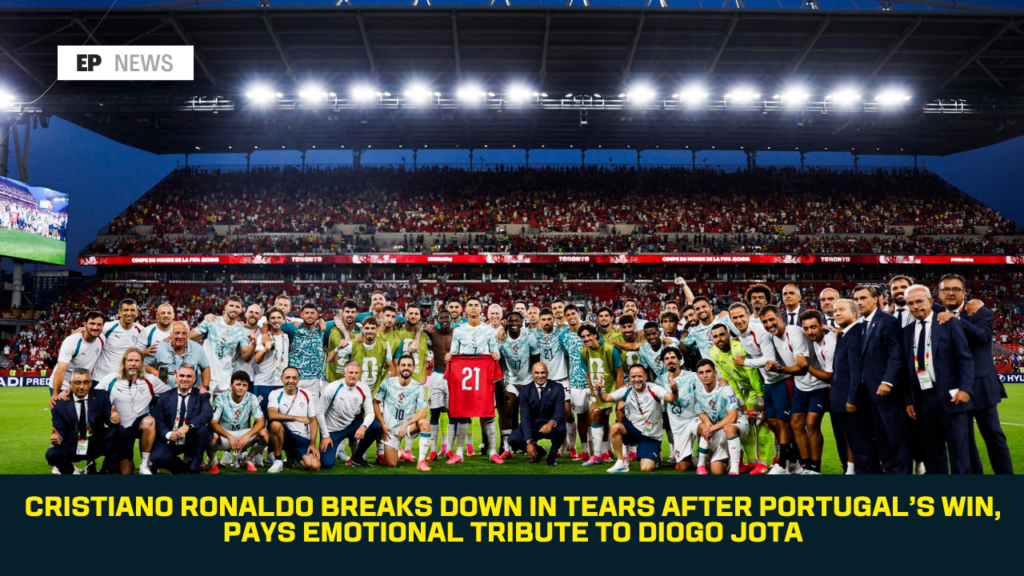Cristiano Ronaldo Breaks Down in Tears After Portugal’s Win, Pays Emotional Tribute to Diogo Jota