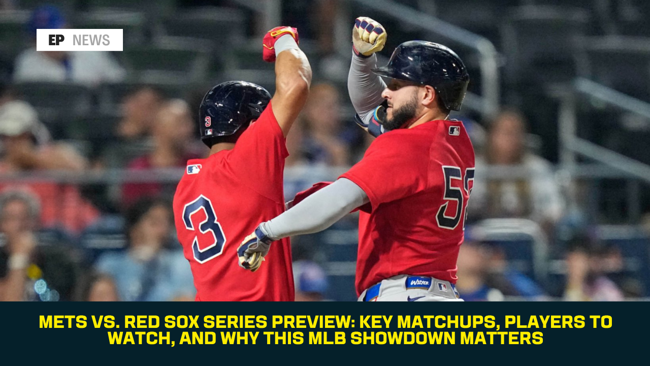 New York Mets and Boston Red Sox players compete during a high-profile MLB interleague series in July 2026, with playoff implications and strong fan interest.