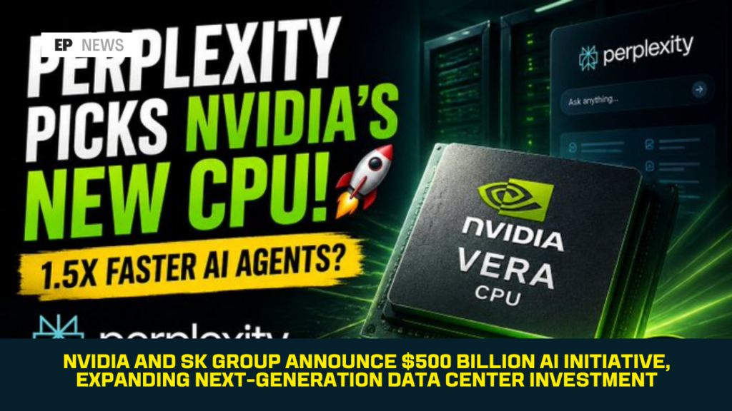 Nvidia and SK Group Announce $500 Billion AI Initiative, Expanding Next-Generation Data Center Investment