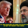 Trump Says U.S. and Iran