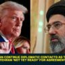 U.S. and Iran Continue Diplomatic Contacts as Trump Says Tehran ‘Not Yet Ready’ for Agreement