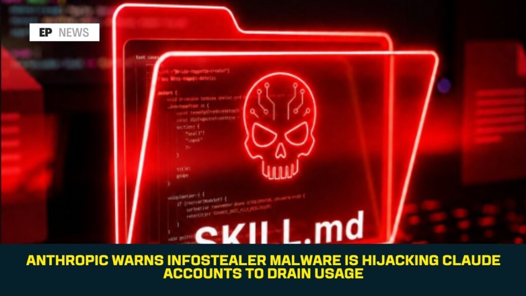 Anthropic Warns Infostealer Malware Is Hijacking Claude Accounts to Drain Usage