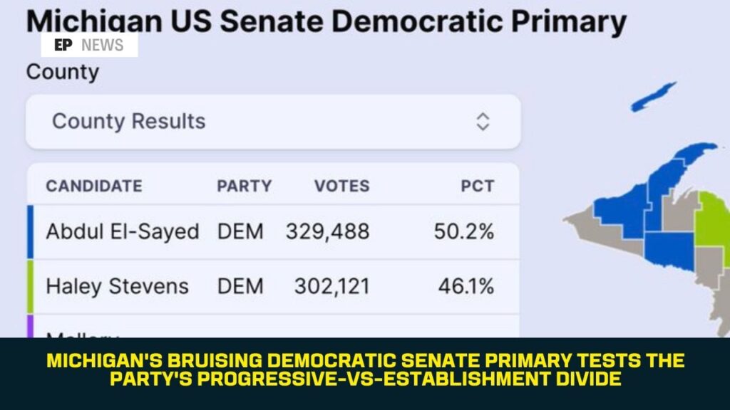 Michigan’s Bruising Democratic Senate Primary Tests the Party’s Progressive-vs-Establishment Divide