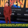 Sony and Marvel's "Spider-Man: Brand New Day" pulled in an estimated $355 million domestically and $927 million worldwide over its opening weekend, landing just short of "Avengers: Endgame's" all-time record.
