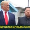Trump Orders Pentagon to Scale Back South Korea War Drills, Citing "Very Good Relationship" With Kim Jong Un