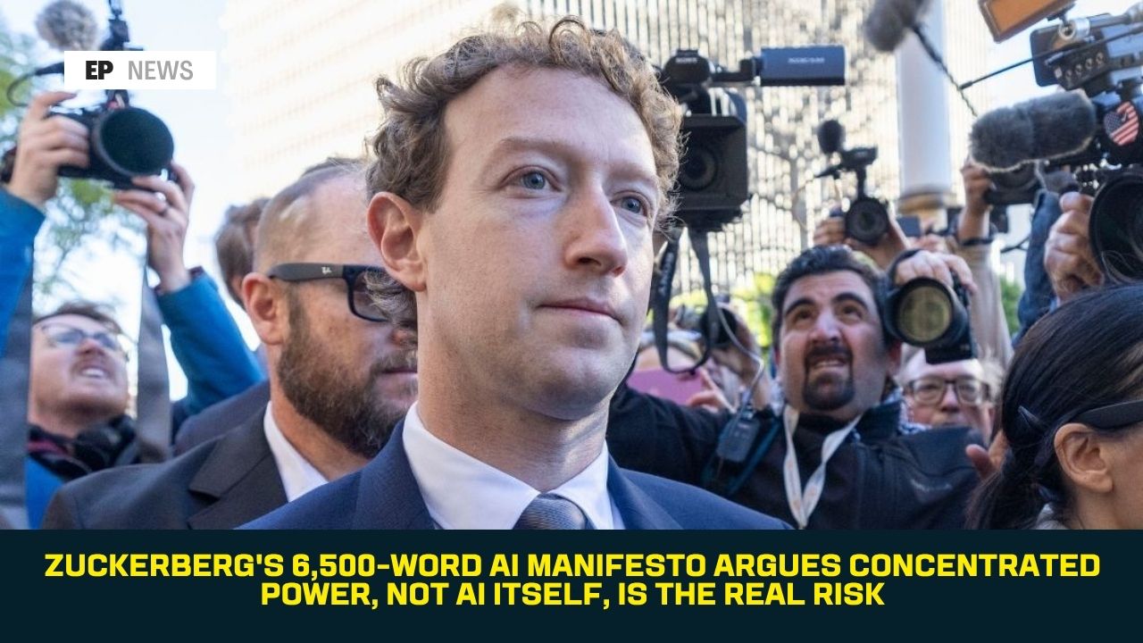 Zuckerberg's 6,500-Word AI Manifesto Argues Concentrated Power, Not AI Itself, Is the Real Risk
