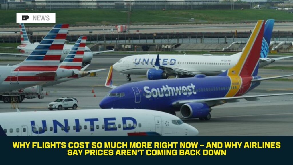 Why Flights Cost So Much More Right Now — and Why Airlines Say Prices Aren’t Coming Back Down
