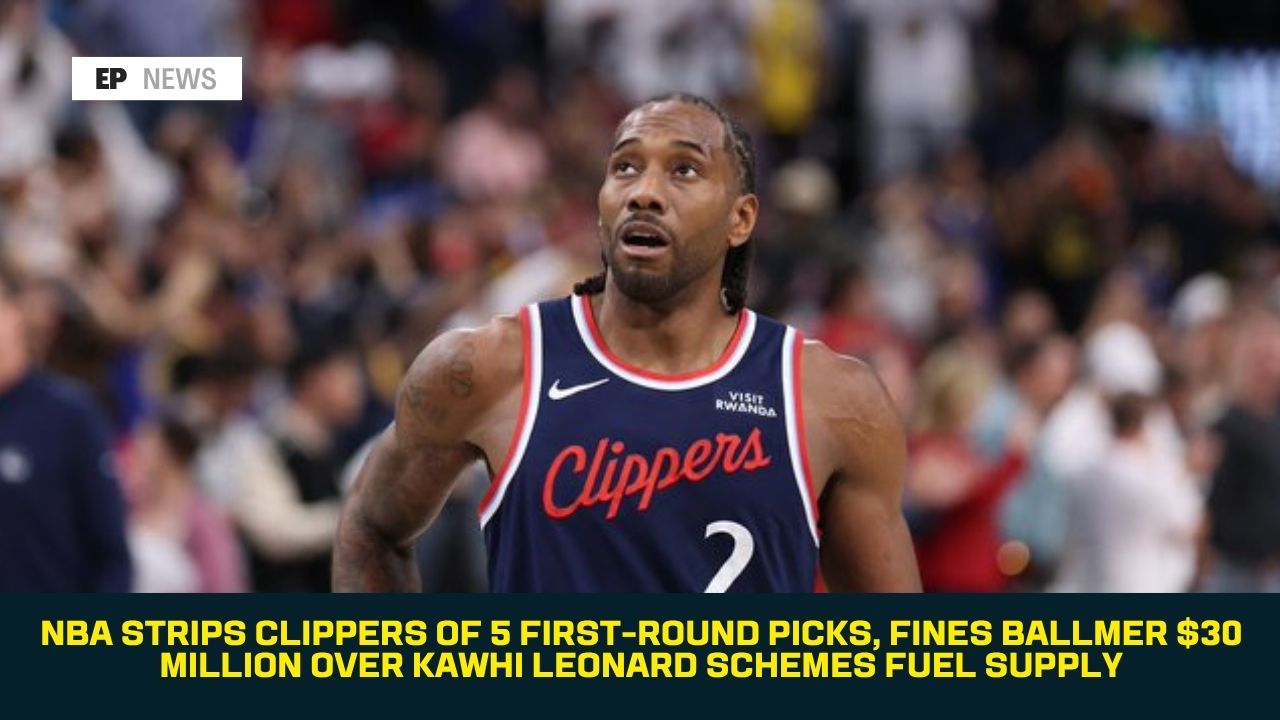 NBA Strips Clippers of 5 First-Round Picks,