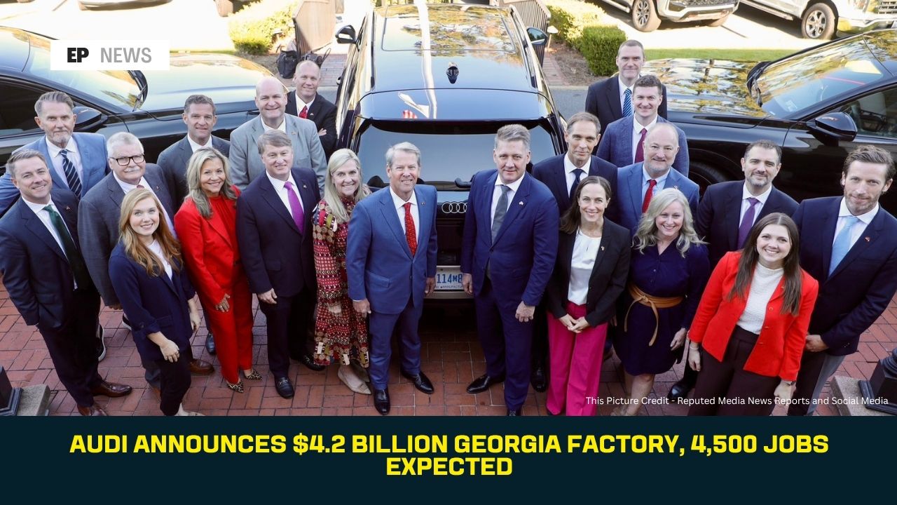 Audi Announces $4.2 Billion Georgia Factory, 4,500 Jobs Expected
